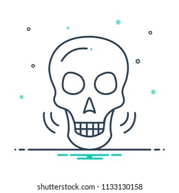 colorful icon for osteology 