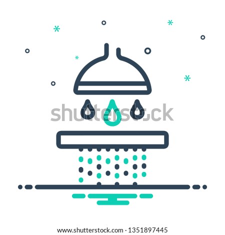 Colorful icon for permeate