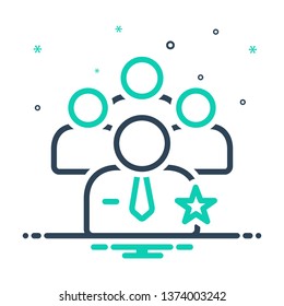Colorful icon for preferential