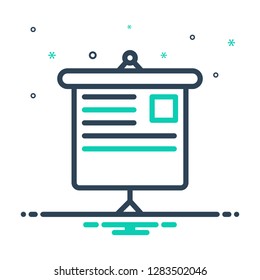 colorful icon for presentation
