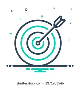 Colorful icon for purpose
