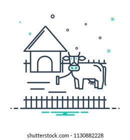 colorful icon for Ranching
