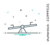 colorful icon for  seesaw 