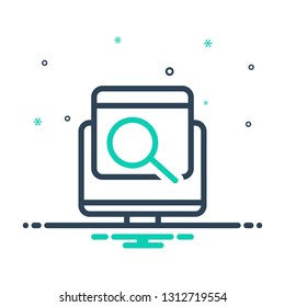Colorful icon for seo