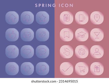 colorful icon set 08
A gorgeous and simple icon set. Useful for web and graphic design.