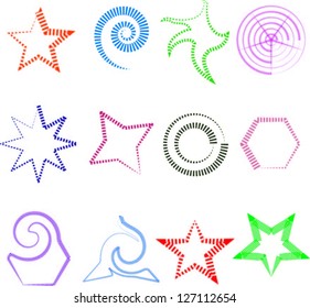 Colorful icon set