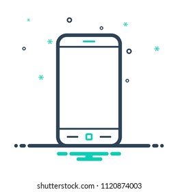 colorful icon for smartphone