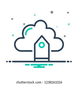 Colorful icon for Tag Cloud