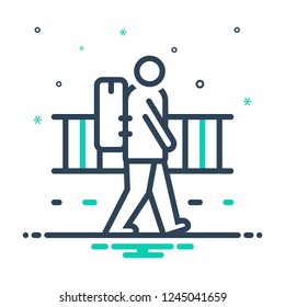 Colorful icon for vagrant