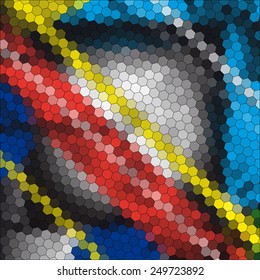 Colorful illustrated a abstraction the colorful background