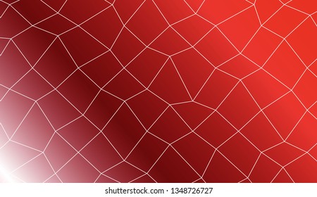 Colorful illustration in abstract polygonal mesh style with gradient. Modern pattern for a brand book. Vector illustration