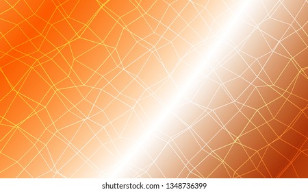 Colorful illustration in abstract polygonal mesh style with gradient. Modern pattern for a brand book. Vector illustration