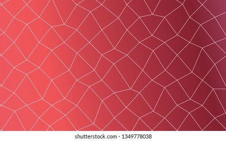 Colorful illustration in abstract polygonal mesh style with gradient. Modern pattern for a brand book. Vector illustration