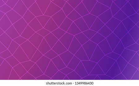 Colorful illustration in abstract polygonal mesh style with gradient. Modern pattern for a brand book. Vector illustration