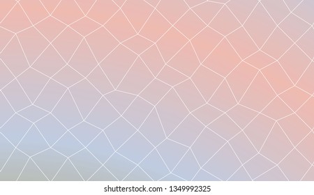 Colorful illustration in abstract polygonal mesh style with gradient. Modern design for you business, project. Vector illustration