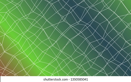 Colorful illustration in abstract polygonal mesh style with gradient. Modern design for you business, project. Vector illustration