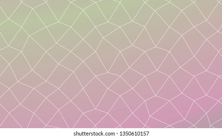 Colorful illustration in abstract polygonal mesh style with gradient. Modern design for you business, project. Vector illustration