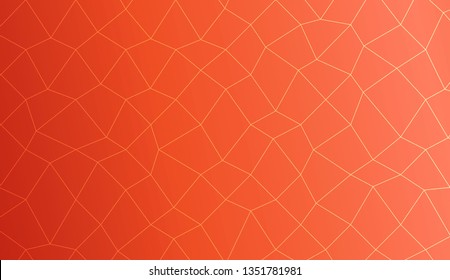 Colorful illustration in abstract polygonal mesh style with gradient. For your business, presentation, fashion print. Vector illustration