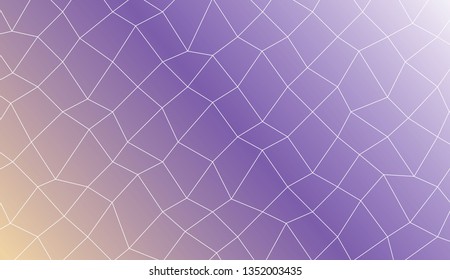 Colorful illustration in abstract polygonal mesh style with gradient. Modern design for you business, project. Vector illustration