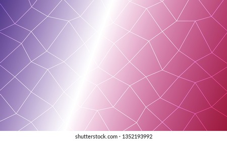 Colorful illustration in abstract polygonal mesh style with gradient. Modern pattern for a brand book. Vector illustration