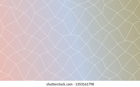 Colorful illustration in abstract polygonal mesh style with gradient. Modern design for you business, project. Vector illustration