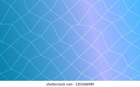 Colorful illustration in abstract polygonal mesh style with gradient. Modern design for you business, project. Vector illustration
