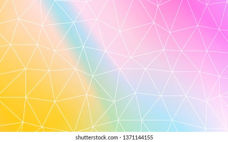 Colorful illustration in abstract polygonal pattern with triangles style with gradient. For your business, advert, wallpaper. Vector illustration