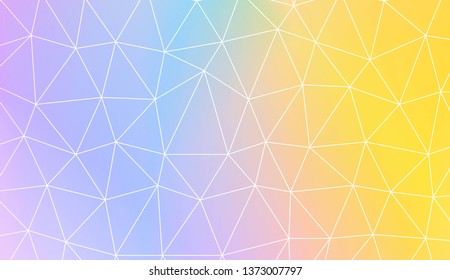 Colorful illustration in abstract polygonal pattern with triangles style with gradient. For your business, advert, wallpaper. Vector illustration