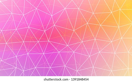 Colorful illustration in abstract polygonal pattern with triangles style with gradient. For your business, presentation, fashion print. Vector illustration. Creative gradient color