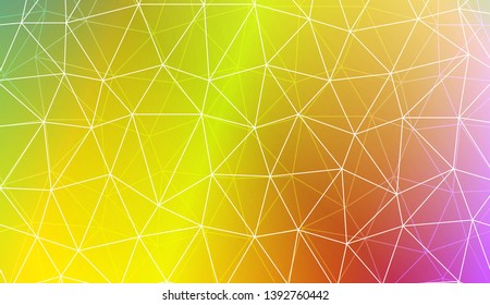 Colorful illustration in abstract polygonal pattern with triangles style with gradient. For your business, presentation, fashion print. Vector illustration. Creative gradient color