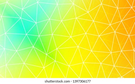 Colorful illustration in abstract polygonal pattern with triangles style with gradient. For your business, presentation, fashion print. Vector illustration. Creative gradient color