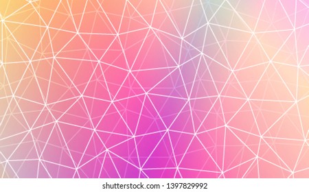 Colorful illustration in abstract polygonal pattern with triangles style with gradient. For your business, presentation, fashion print. Vector illustration. Creative gradient color