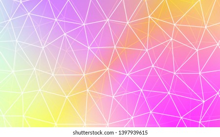 Colorful illustration in abstract polygonal pattern with triangles style with gradient. For your business, presentation, fashion print. Vector illustration. Creative gradient color