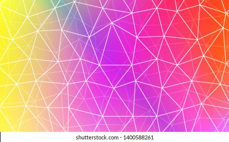 Colorful illustration in abstract polygonal pattern with triangles style with gradient. For your business, presentation, fashion print. Vector illustration. Creative gradient color