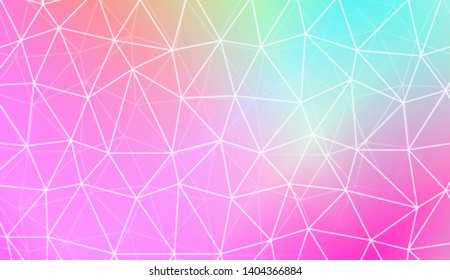 Colorful illustration in abstract polygonal pattern with triangles style with gradient. For your business, presentation, fashion print. Vector illustration. Creative gradient color