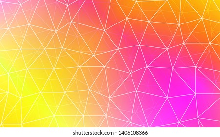 Colorful illustration in abstract polygonal pattern with triangles style with gradient. For your business, presentation, fashion print. Vector illustration. Creative gradient color