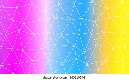 Colorful illustration in abstract polygonal pattern with triangles style with gradient. For your business, presentation, fashion print. Vector illustration. Creative gradient color