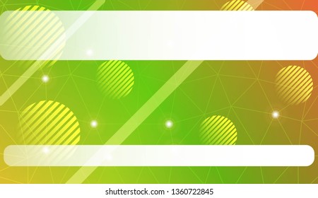 Colorful illustration in abstract triangles, line, circle, space for text style with gradient. Modern pattern for a brand book. Vector illustration. Light Gradient Abstract Background