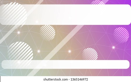 Colorful illustration in abstract triangles, line, circle, space for text style with gradient. Modern pattern for a brand book. Vector illustration. Light Gradient Abstract Background