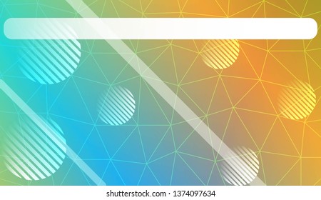 Colorful illustration in abstract triangles, line, circle, space for text style with gradient. Modern pattern for a brand book. Vector illustration. Light Gradient Abstract Background
