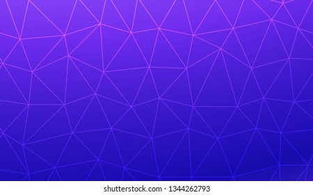 Colorful illustration in abstract triangles style with gradient. Modern pattern for a brand book. Vector illustration. Creative gradient color.