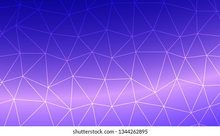 Colorful illustration in abstract triangles style with gradient. Modern pattern for a brand book. Vector illustration. Creative gradient color.