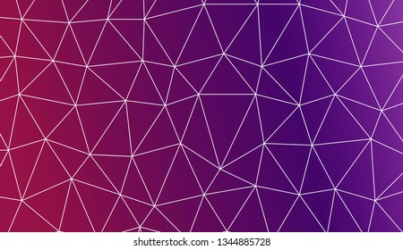 Colorful illustration in abstract triangles style with gradient. For textures or wallpaper. Vector illustration. Creative gradient color.