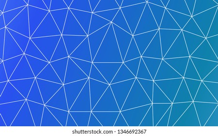 Colorful illustration in abstract triangles style with gradient. Modern pattern for a brand book. Vector illustration. Creative gradient color.