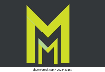 colorful illustration of alphabet M