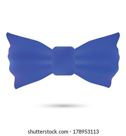 colorful illustration with blue bow  for your design