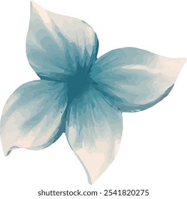 colorful illustration of flower petals and leaf clip art for background, wallpaper, card design