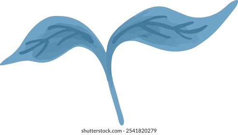 colorful illustration of flower petals and leaf clip art for background, wallpaper, card design