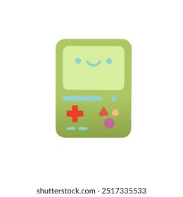 Colorful illustration of gameboy game box