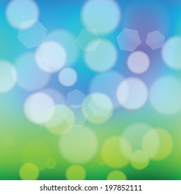colorful illustration with summer background  for your design